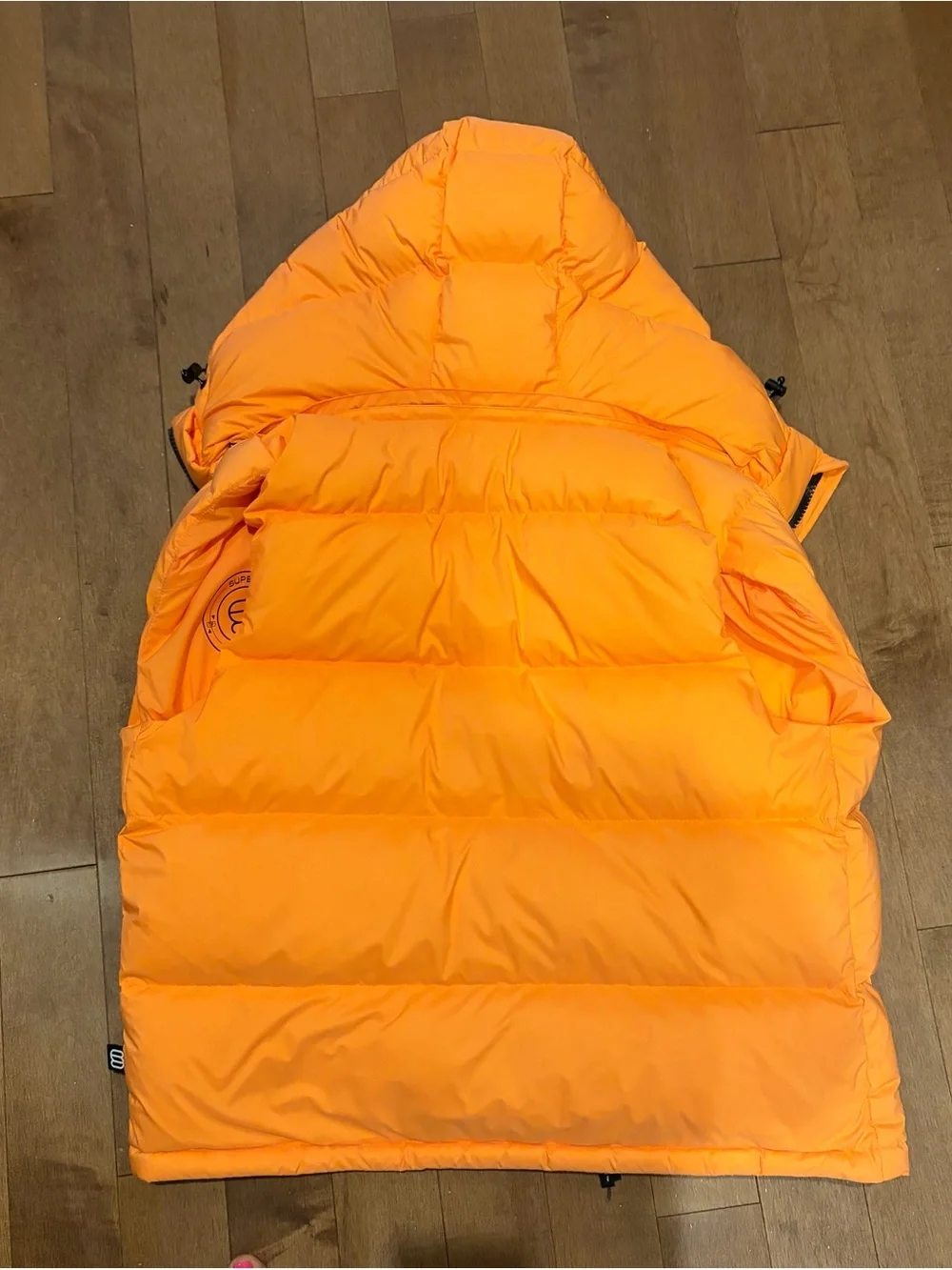 NEW PRICE TNA Aritzia The Super Puff Vest - Neon Orange Size XL - Picture 3 of 5